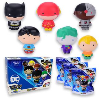 DC Squishy: Funny Box con 3 personaggi diversi