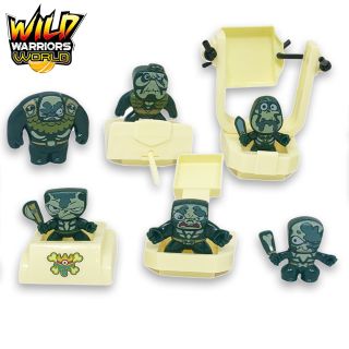 Wild Warriors World Skull Battle Set con 10 sorprese