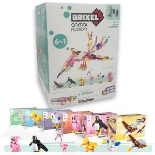 Animal Fusion: Funny Box con 6 animali diversi - Componi la Fenice Gigante
