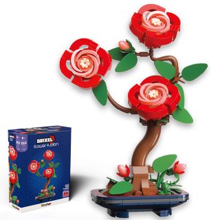 Brixel Flower Fusion Bonsai Chinese Rose| 22 cm | 262 pcs