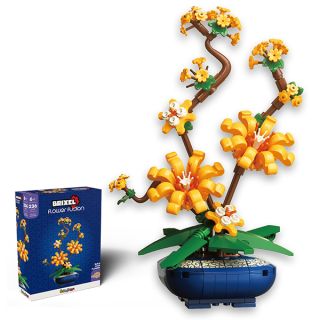 Brixel Flower Fusion Bonsai Winter Jasmine| 21 cm | 236 pcs