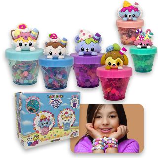 Doki Doki Bubble Team Funny Box con 2 personaggi diversi - Crea Braccialetti