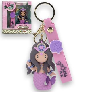 Santoro Gorjuss Key Ring: The World Is Your Oyster