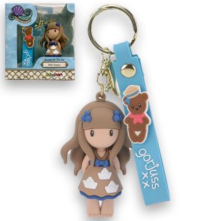 Santoro Gorjuss Key Ring: Hello Summer