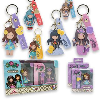 Santoro Gorjuss Key Ring: Funny Box con 2 personaggi diversi